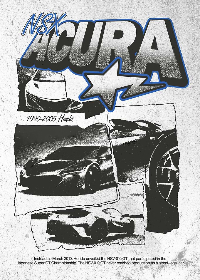 Acura NSX Grunge Style