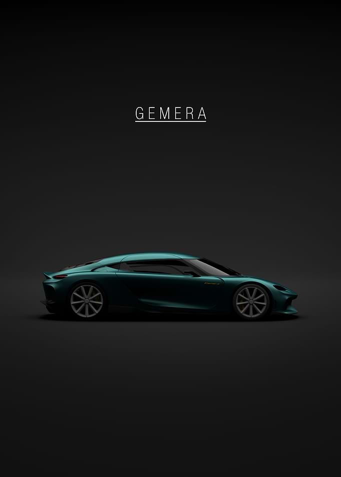 Green Koenigsegg Gemera