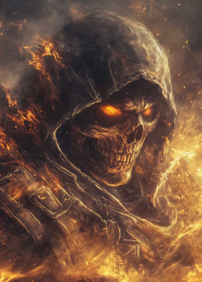 The Infernal Reaper’s Gaze