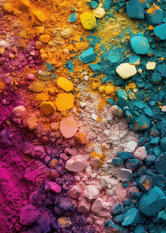 Crushed Pigment Colors