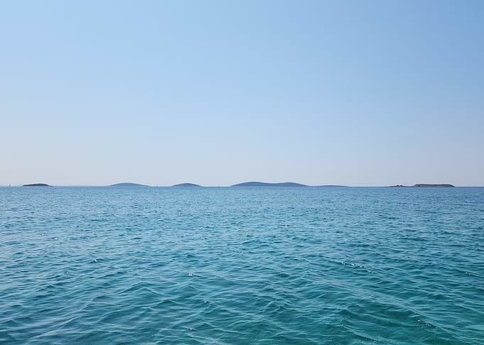 Calm Sea with Islands