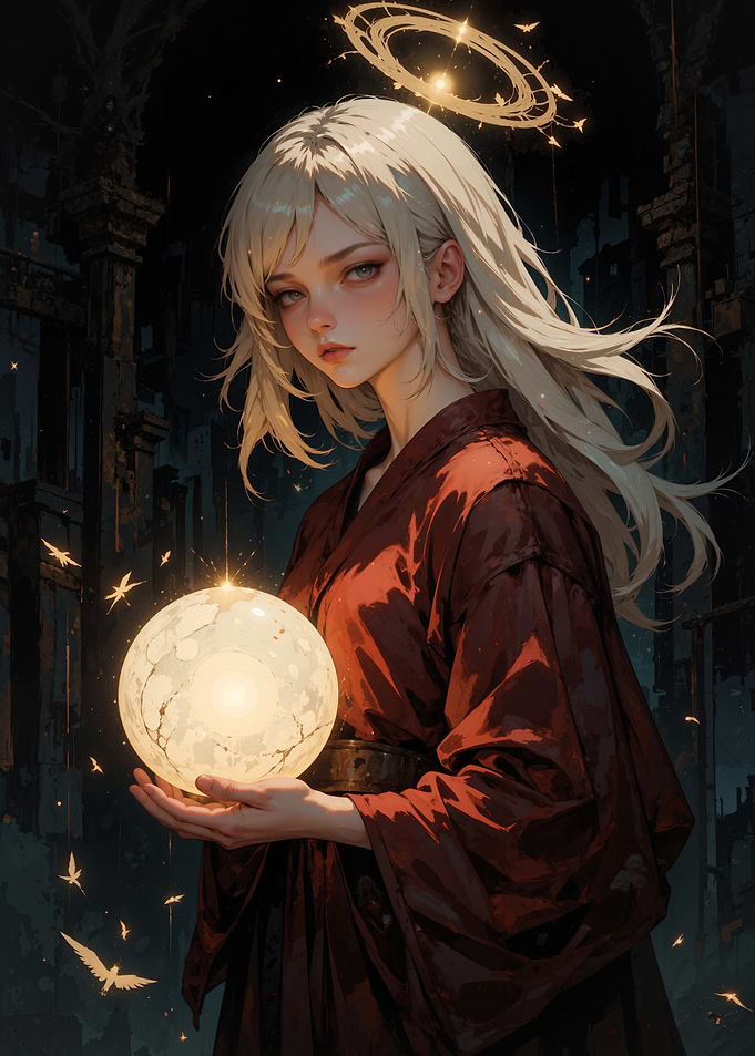 Mystical Anime Girl