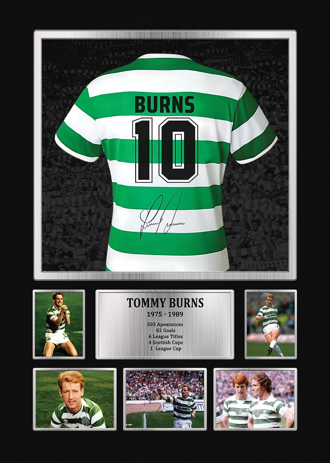 Tommy Burns Signed Celtic Shirt
