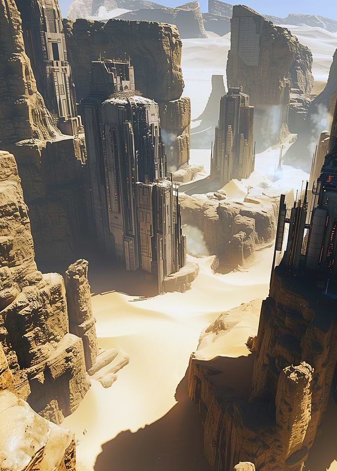 Futuristic Desert City