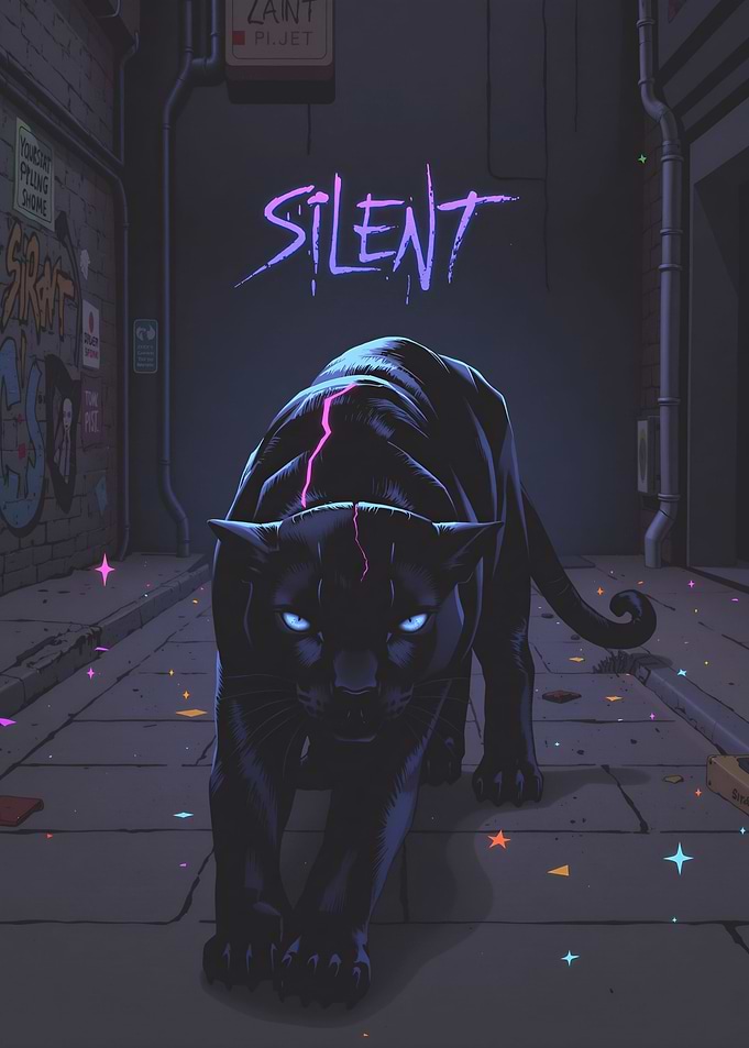 Black Panther in Alley