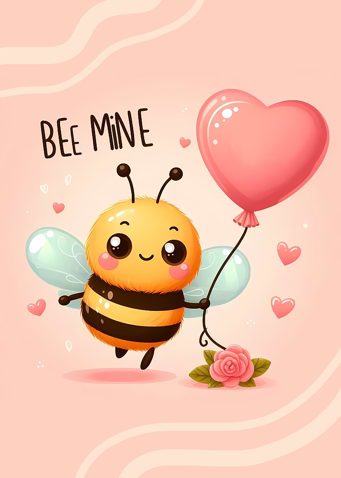 Bee Mine Cute Silly Valentine Gift