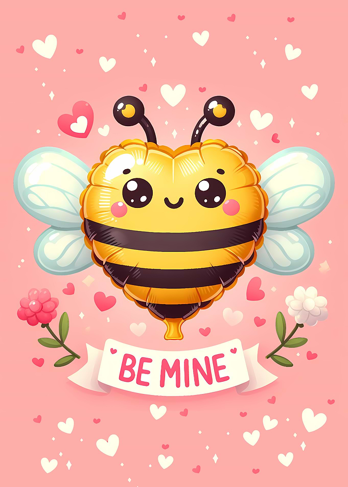 Bee Mine Cute Valentine Day Gift