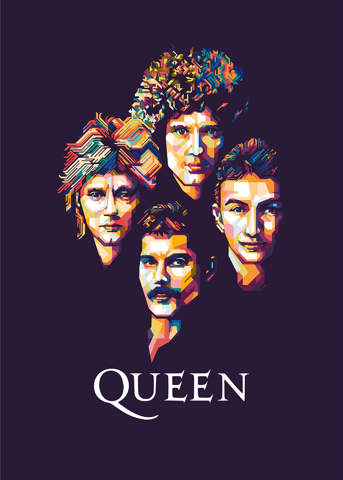 Queen Band Pop Art