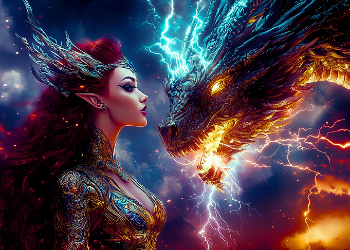 Dragon and Elf