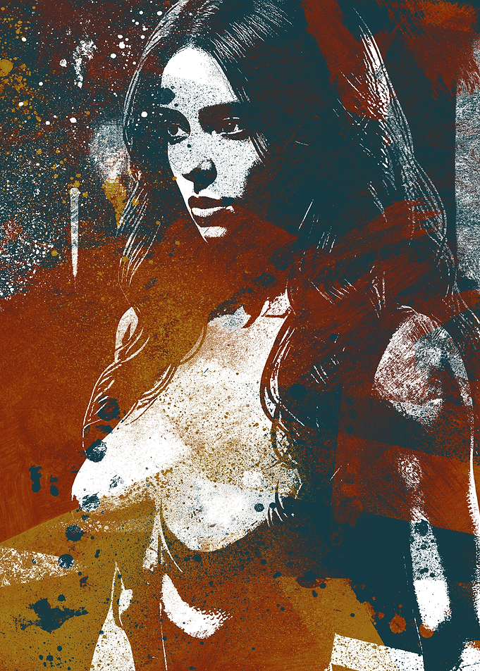 Graffiti Woman Painting 0927