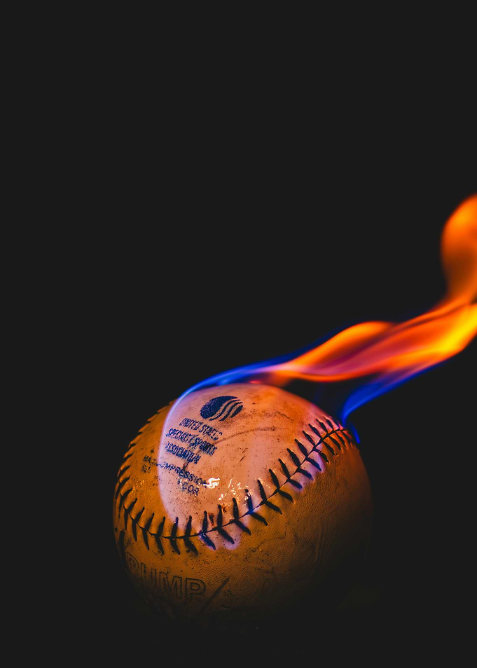 Baseball on Fire
