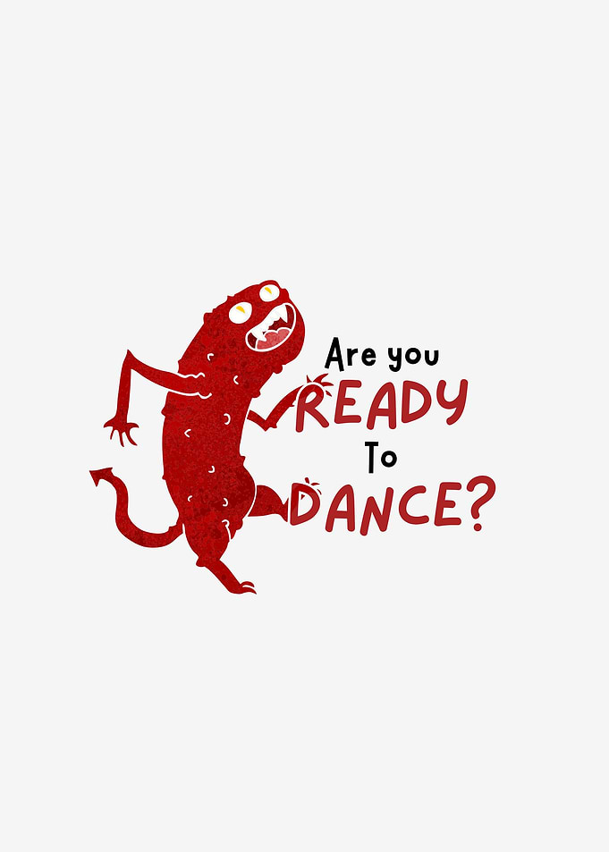 Red Monster Dancing
