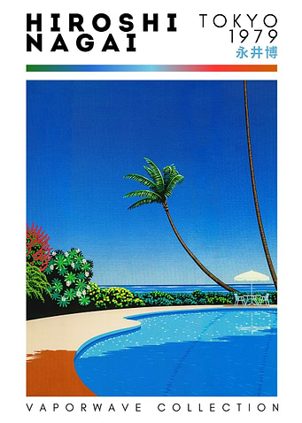 Hiroshi Nagai Vaporwave Art
