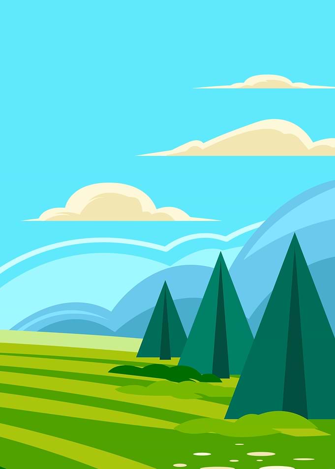 Green Meadow Landscape