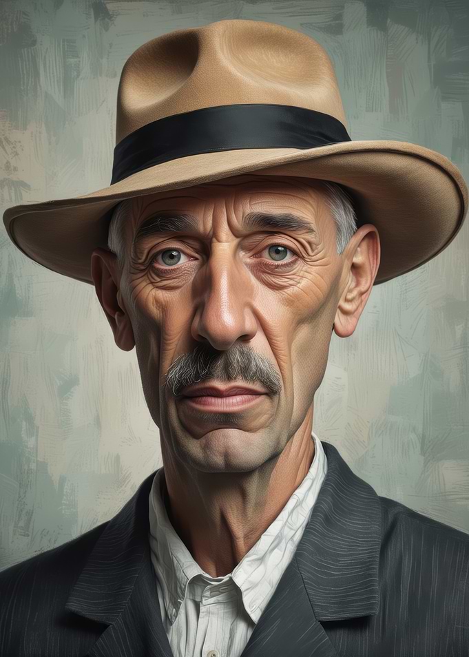 Portrait of a Man in a Hat