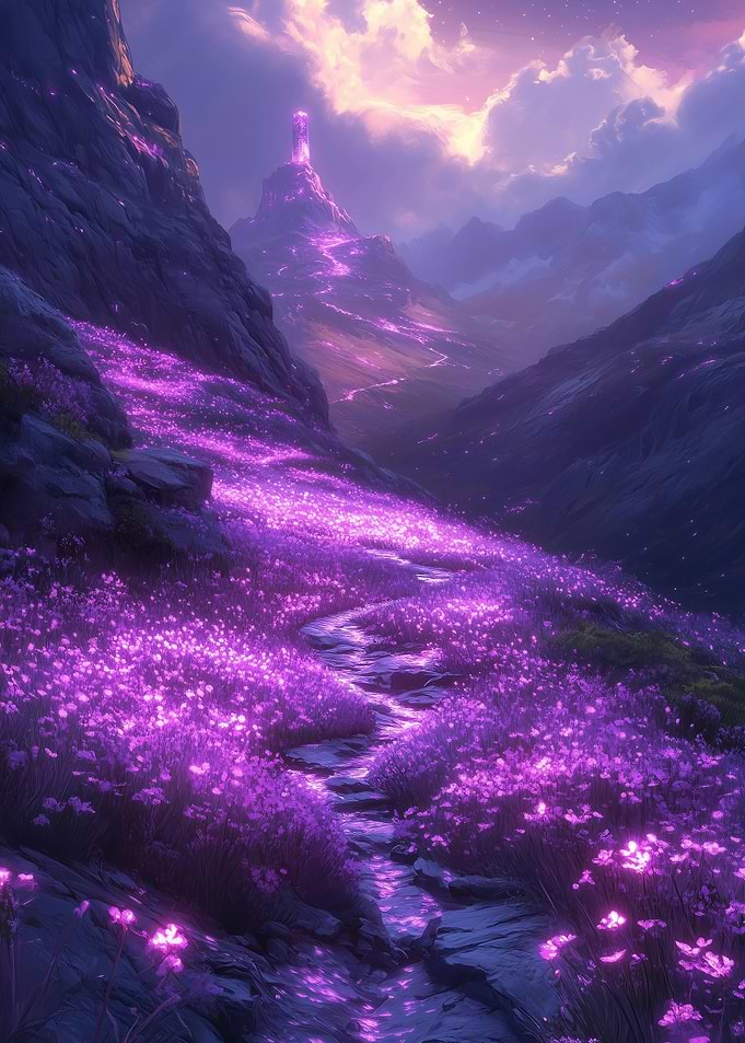 Purple Mountain Path