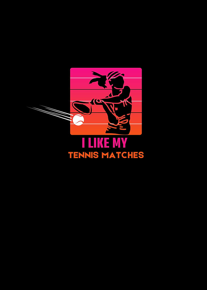 Tennis Match Graphic