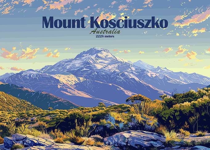 Mount Kosciuszko Landscape