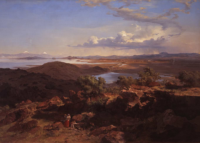 The Valley of Mexico from the Santa Isabel Mountain Range (1875)
