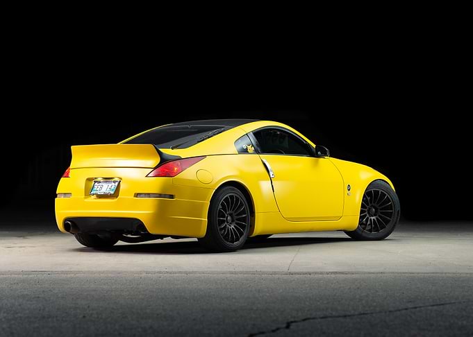 Yellow Nissan 350Z