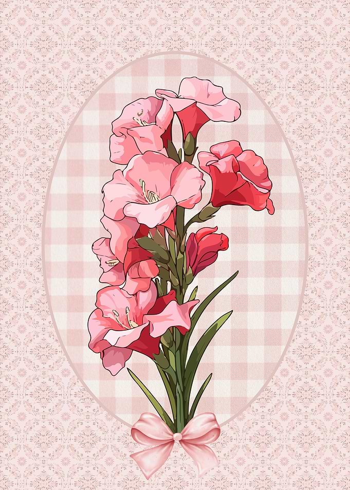 August Birth Flower Gladiolus