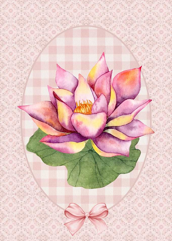 July Birth Flower Water Lily