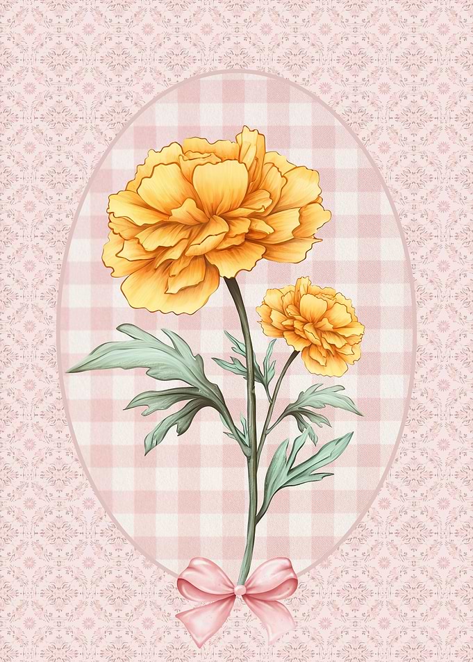 October Birth Month Flower Marigold