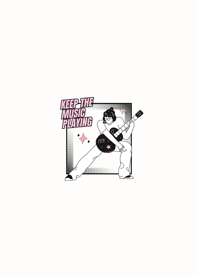 Keep the Music Playing Guitarist
