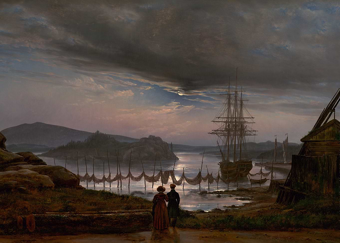 View from Vaekero near Christiania (1827)