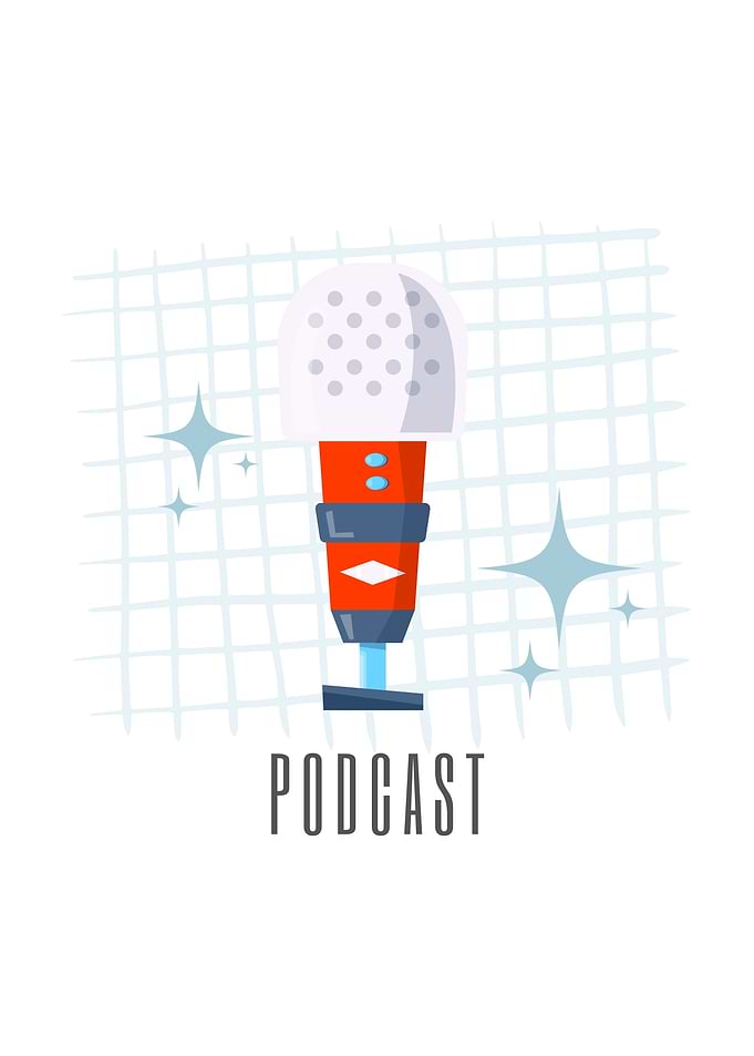 Podcast Microphone Illustration