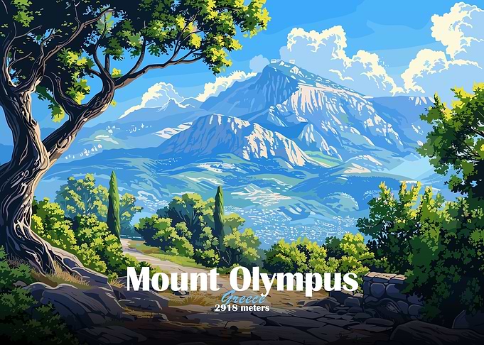Mount Olympus Landscape