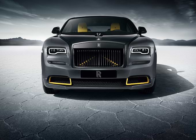 Black & Yellow Rolls Royce