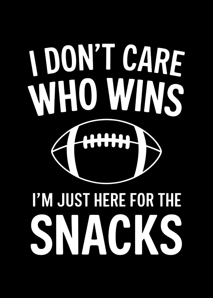 Funny Football Snack Quote