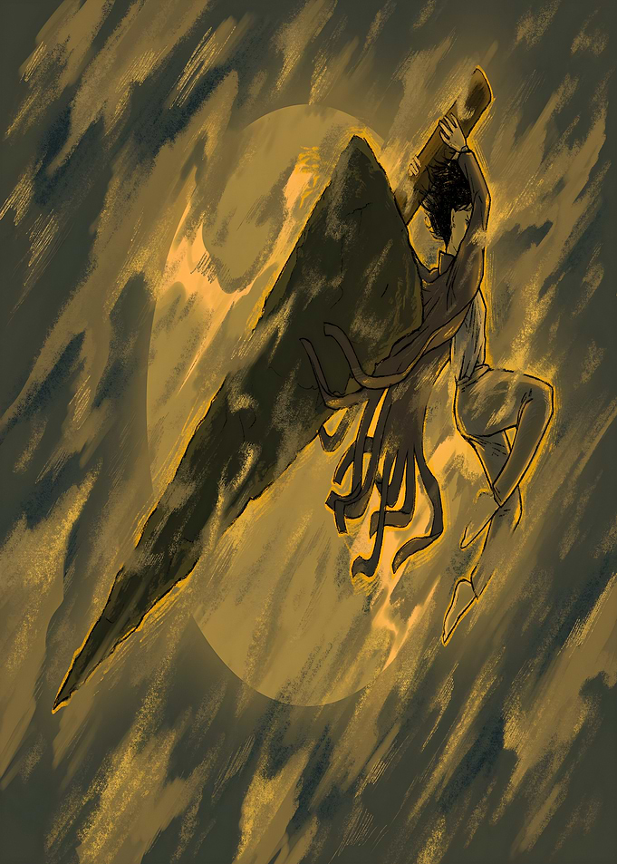 Dark Figure with Giant Sword