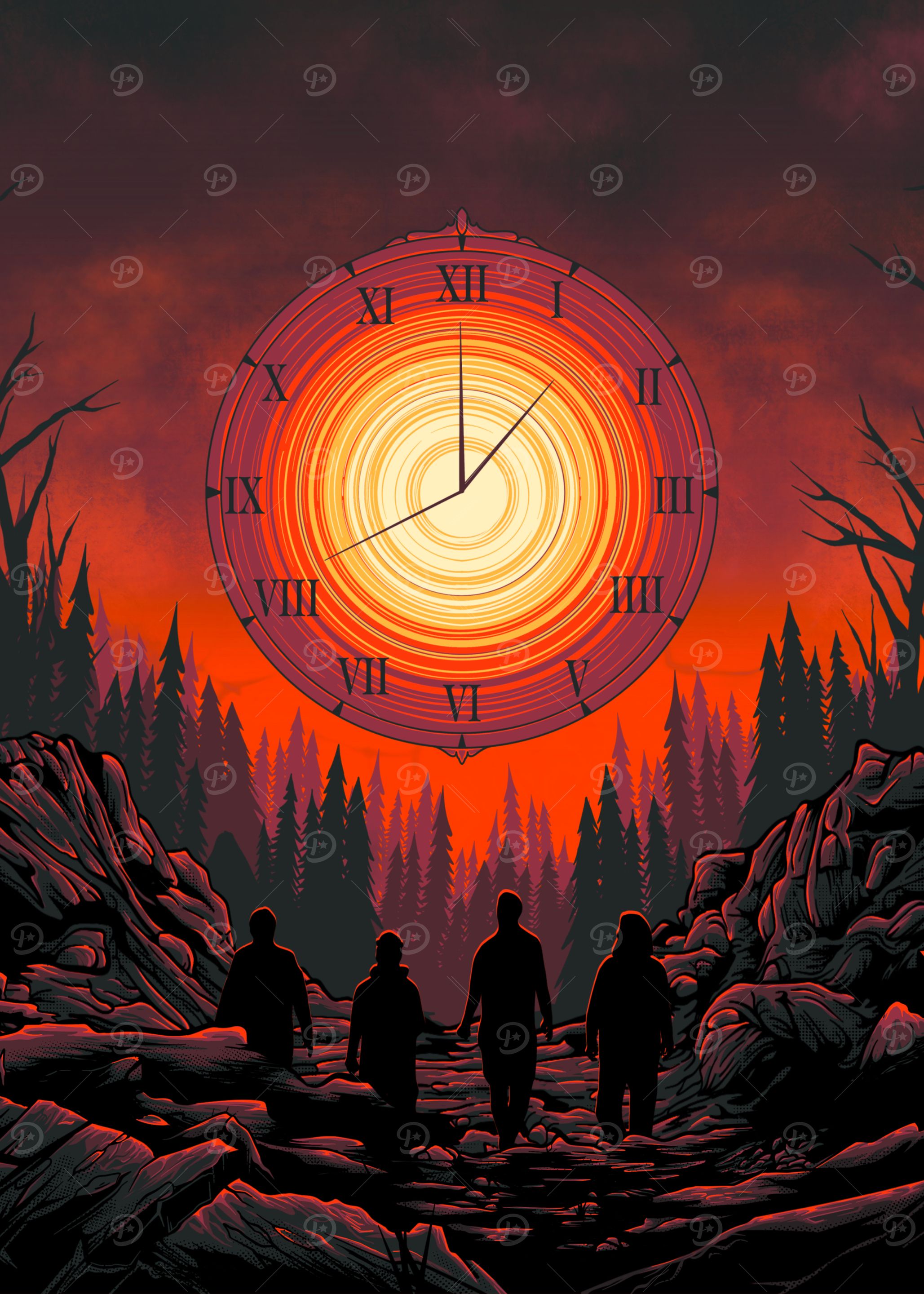 Clock in the Forest