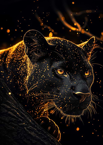Golden Black Panther