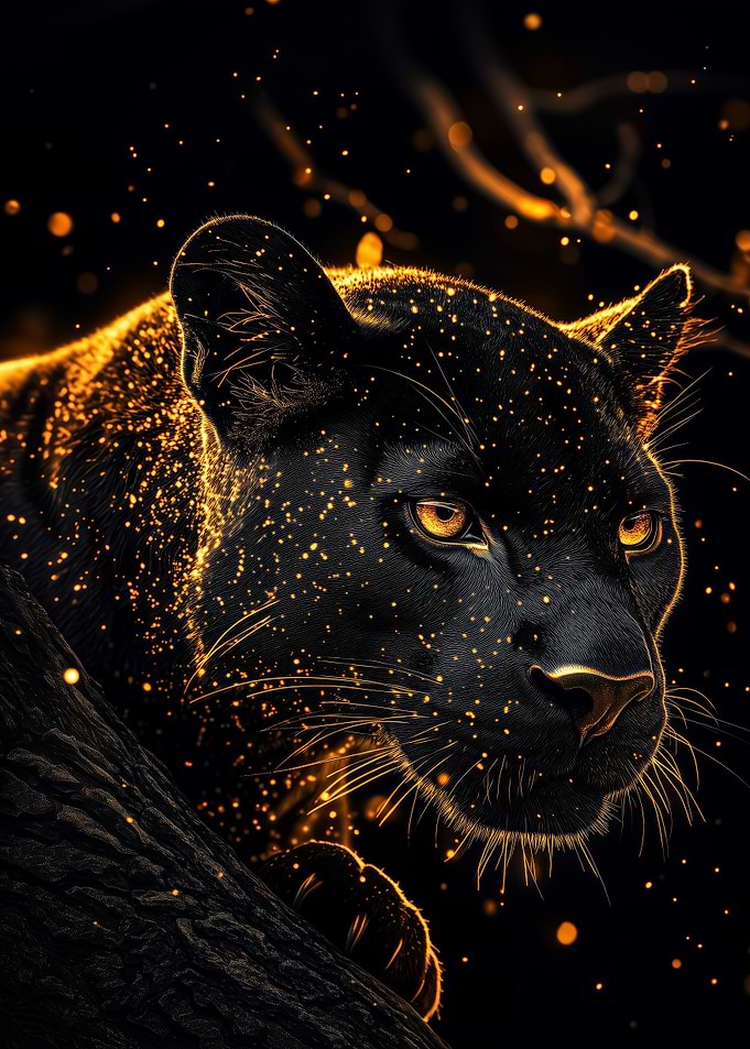 Golden Black Panther