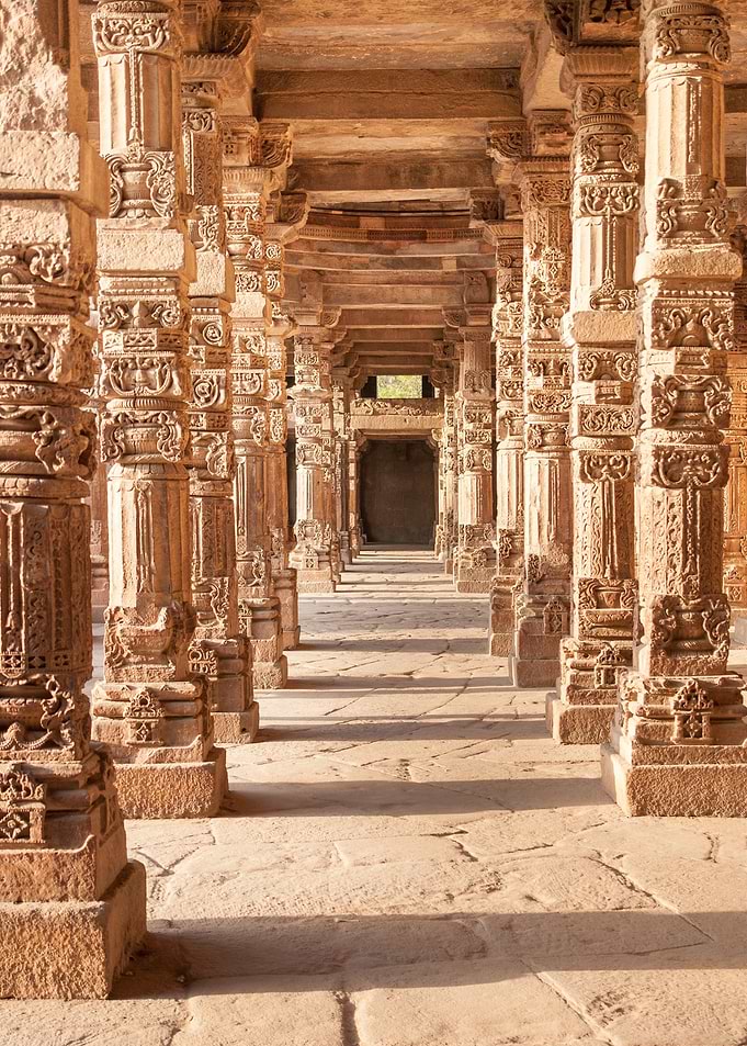 Ornate Stone Pillars