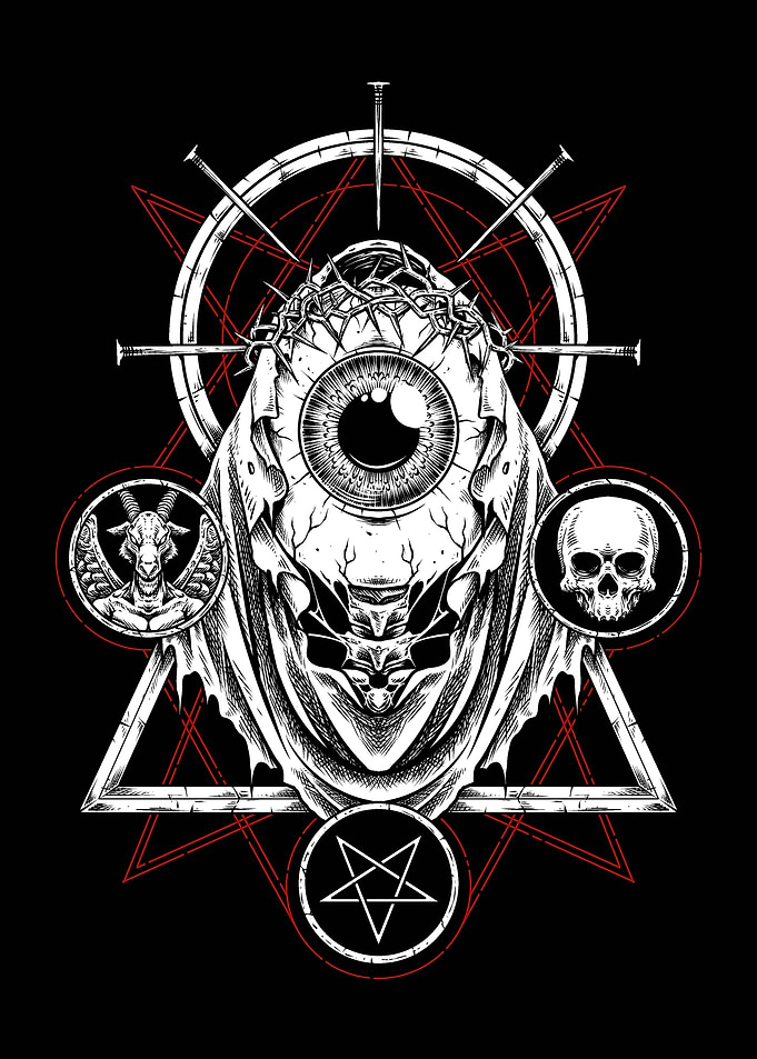 Occult Eye with Pentagram