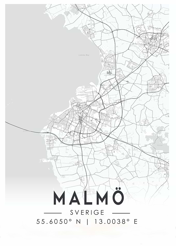 Malmö City Map