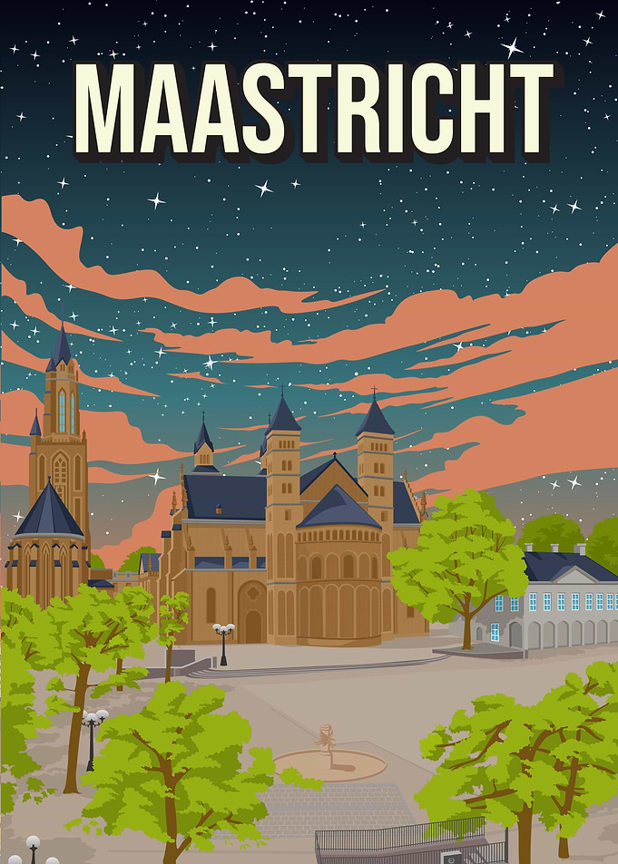 Maastricht Cityscape Skyline Limburg