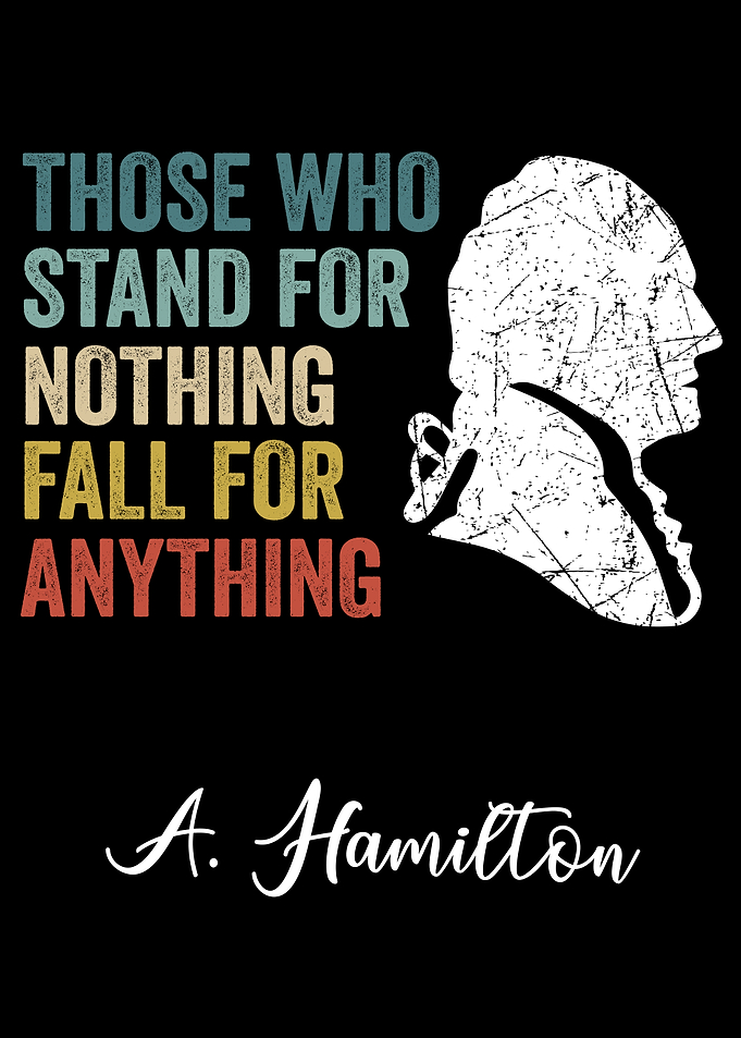 Hamilton Quote Vintage