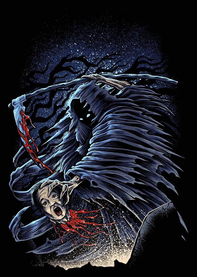 Grim Reaper Illustration