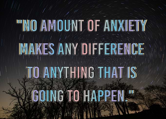 Inspirational Quote Night Sky
