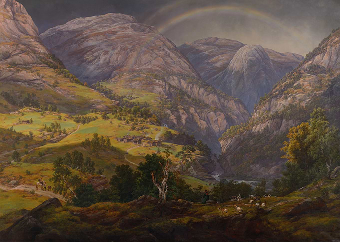 View from Stalheim (1842)