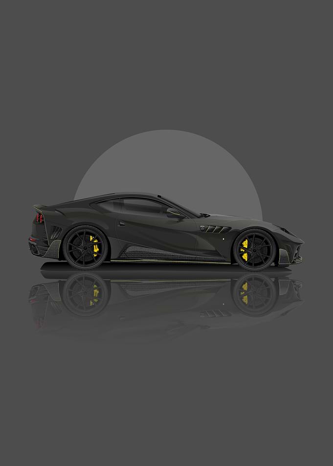 Black Ferrari 812 Superfast