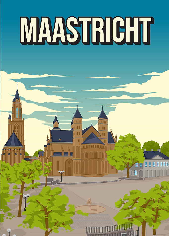 Maastricht Holland Skyline Cityscape