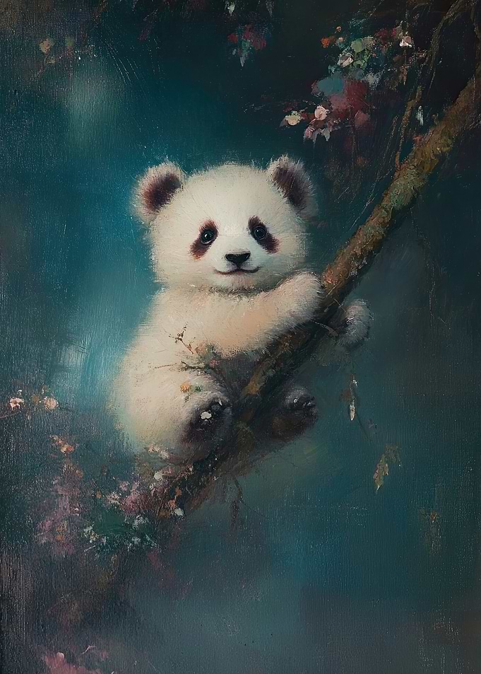 Cute Panda Cub