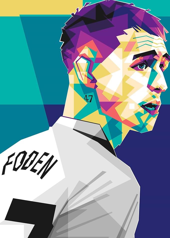 Foden Pop Art Portrait