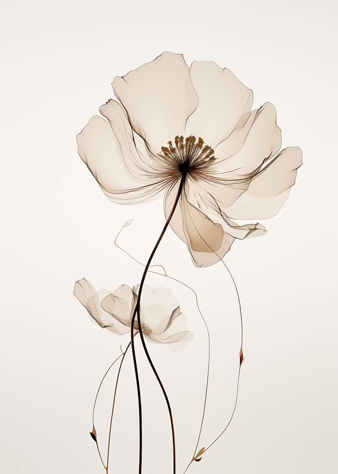 Delicate Floral Art